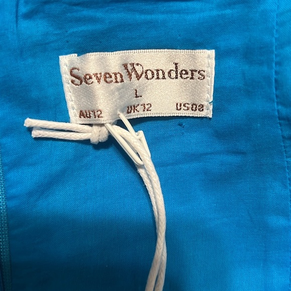 NWT Runaway the Label Blue halter mini dress - Picture 6 of 6